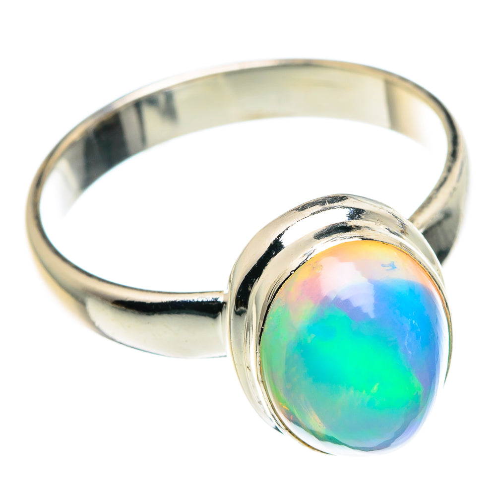 Ethiopian Opal Rings handcrafted by Ana Silver Co - RING89135