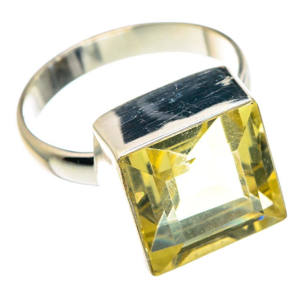 Lemon Quartz Rings handcrafted by Ana Silver Co - RING89138