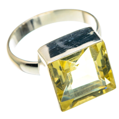 Lemon Quartz Rings handcrafted by Ana Silver Co - RING89138