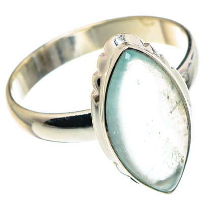 Aquamarine Rings handcrafted by Ana Silver Co - RING89144 - Photo 2