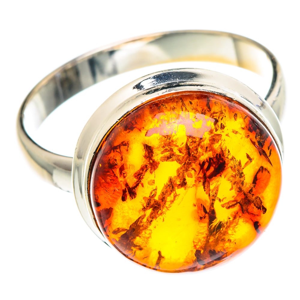 Baltic Amber Rings handcrafted by Ana Silver Co - RING89151