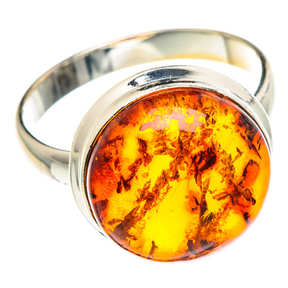 Baltic Amber Rings handcrafted by Ana Silver Co - RING89151