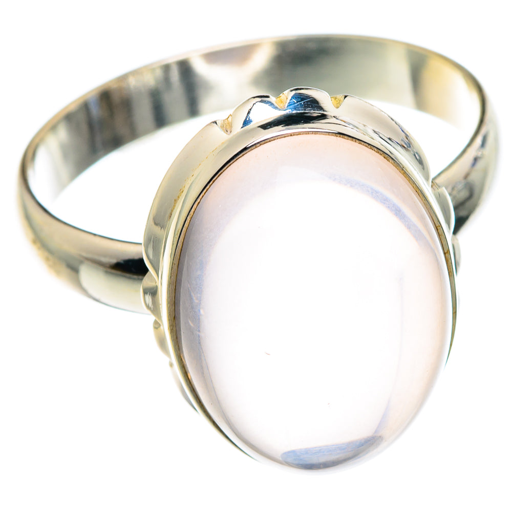 Rose Quartz Rings handcrafted by Ana Silver Co - RING89155