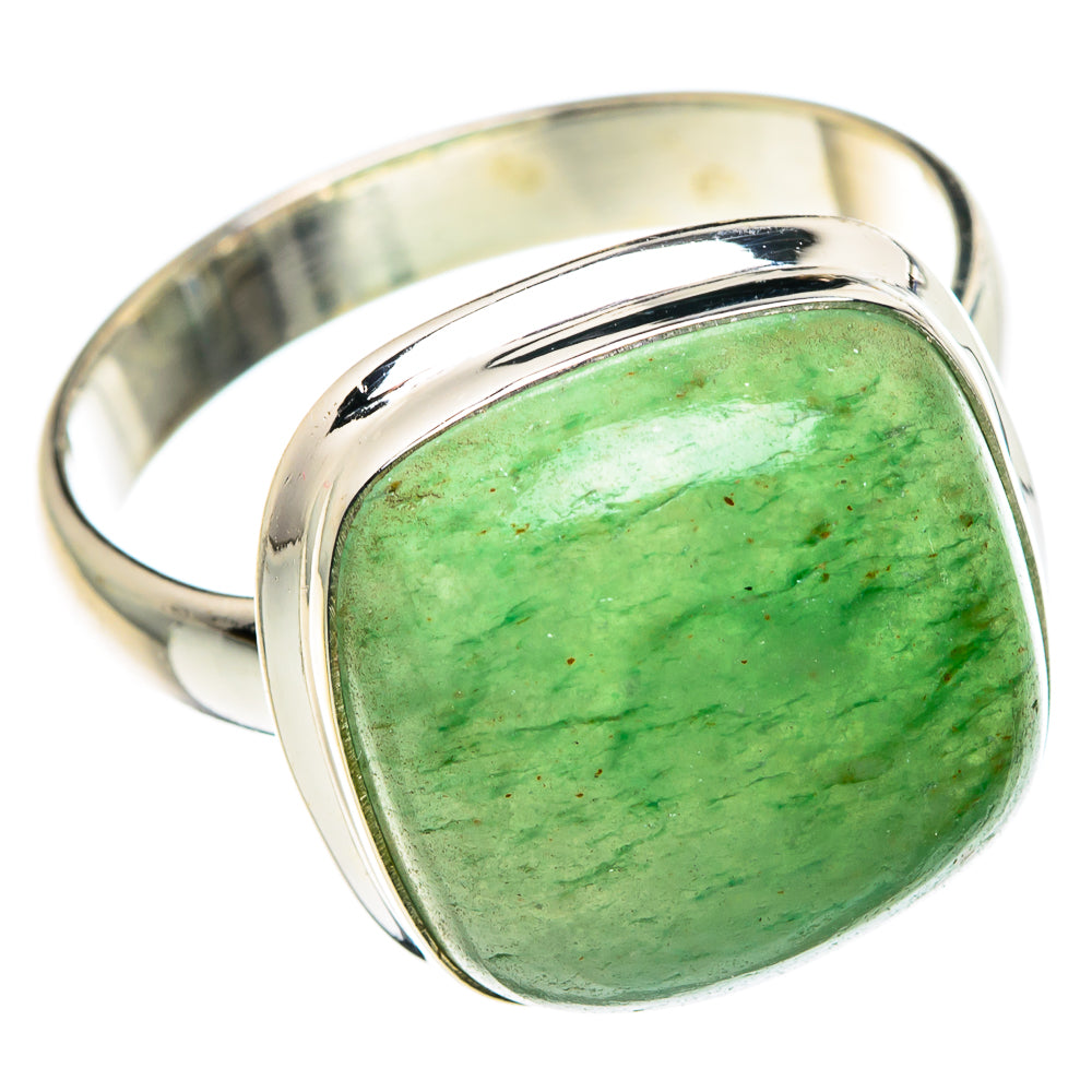 Green Aventurine Rings handcrafted by Ana Silver Co - RING89177