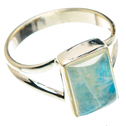 Rainbow Moonstone Rings handcrafted by Ana Silver Co - RING89180