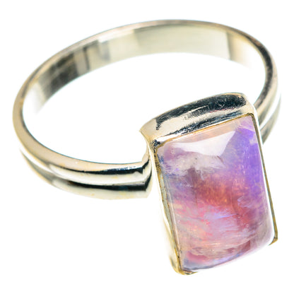 Pink Moonstone Rings handcrafted by Ana Silver Co - RING89187
