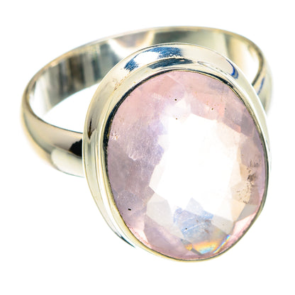 Rose Quartz Rings handcrafted by Ana Silver Co - RING89188