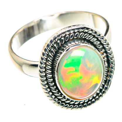 Ethiopian Opal Rings handcrafted by Ana Silver Co - RING89197
