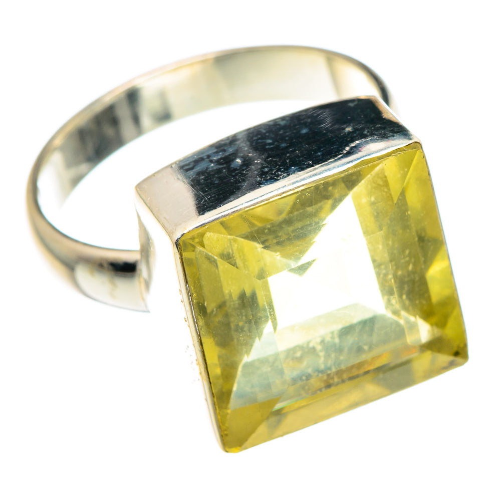 Lemon Quartz Rings handcrafted by Ana Silver Co - RING89199