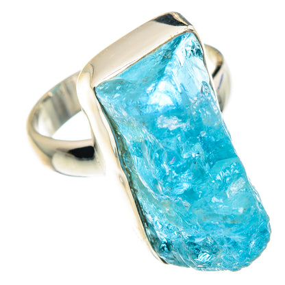 Aquamarine Rings handcrafted by Ana Silver Co - RING89200