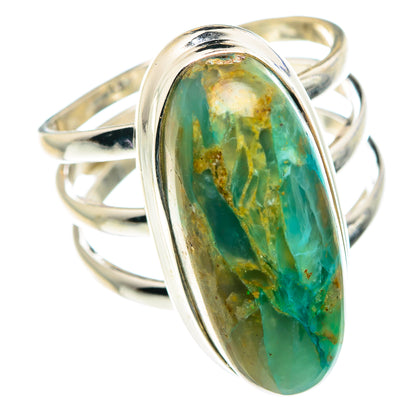 Peruvian Opal Rings handcrafted by Ana Silver Co - RING89203