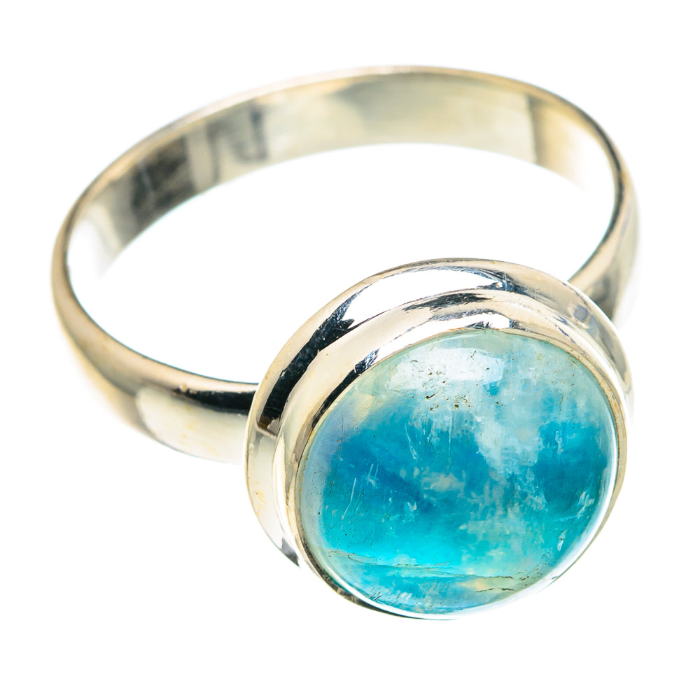 Rainbow Moonstone Rings handcrafted by Ana Silver Co - RING89208