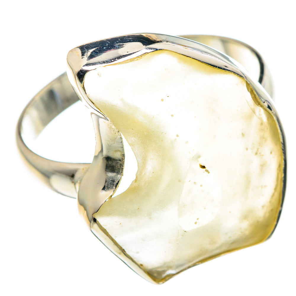 Libyan Glass Rings handcrafted by Ana Silver Co - RING89211 - Photo 2
