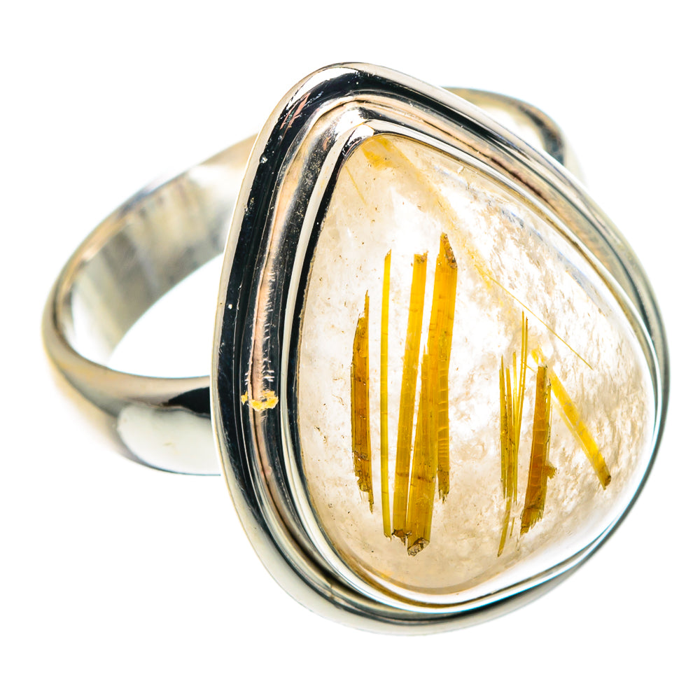 Rutilated Quartz Rings handcrafted by Ana Silver Co - RING89220