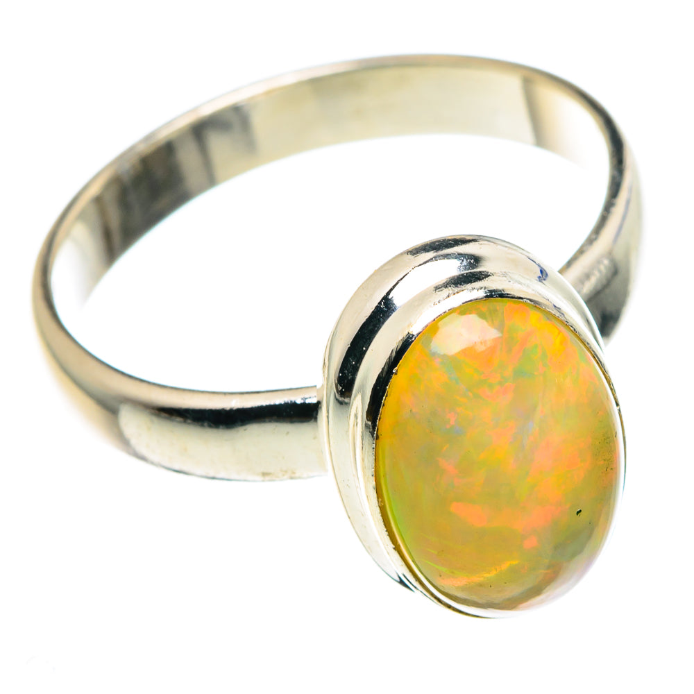 Ethiopian Opal Rings handcrafted by Ana Silver Co - RING89223