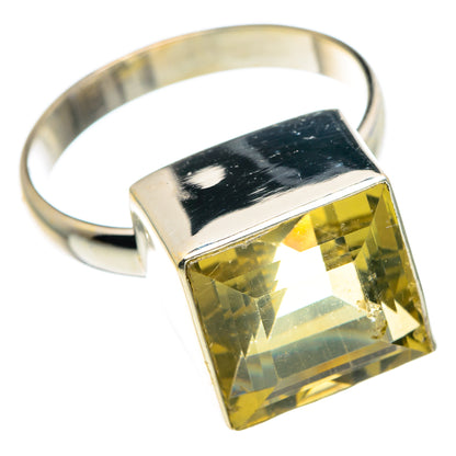 Lemon Quartz Rings handcrafted by Ana Silver Co - RING89226 - Photo 2