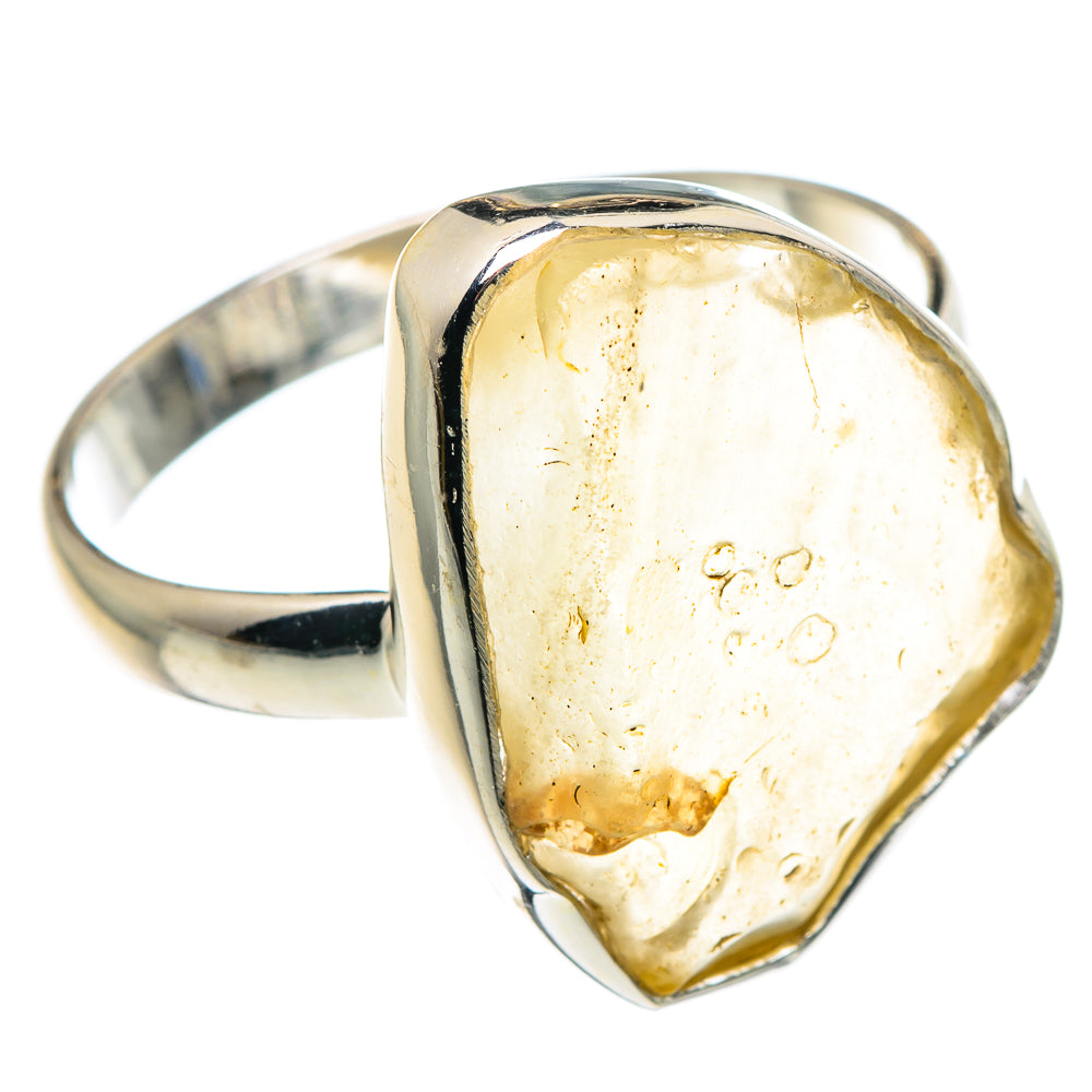 Libyan Glass Rings handcrafted by Ana Silver Co - RING89240 - Photo 2