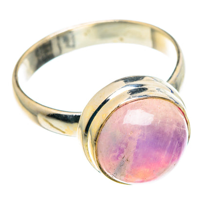 Pink Moonstone Rings handcrafted by Ana Silver Co - RING89241