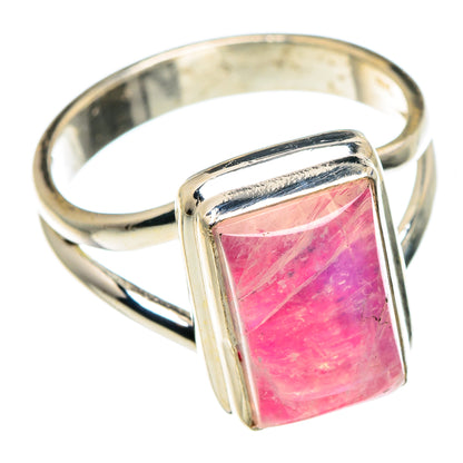 Pink Moonstone Rings handcrafted by Ana Silver Co - RING89242