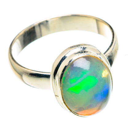 Ethiopian Opal Rings handcrafted by Ana Silver Co - RING89248