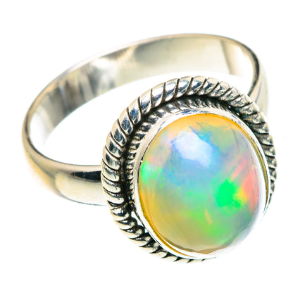 Ethiopian Opal Rings handcrafted by Ana Silver Co - RING89250