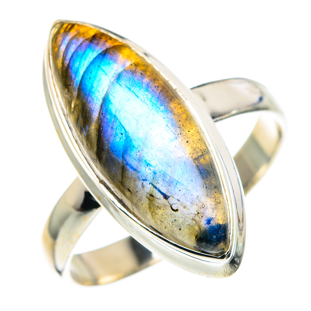 Labradorite Rings handcrafted by Ana Silver Co - RING89280