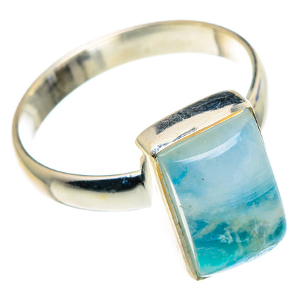 Rainbow Moonstone Rings handcrafted by Ana Silver Co - RING89284