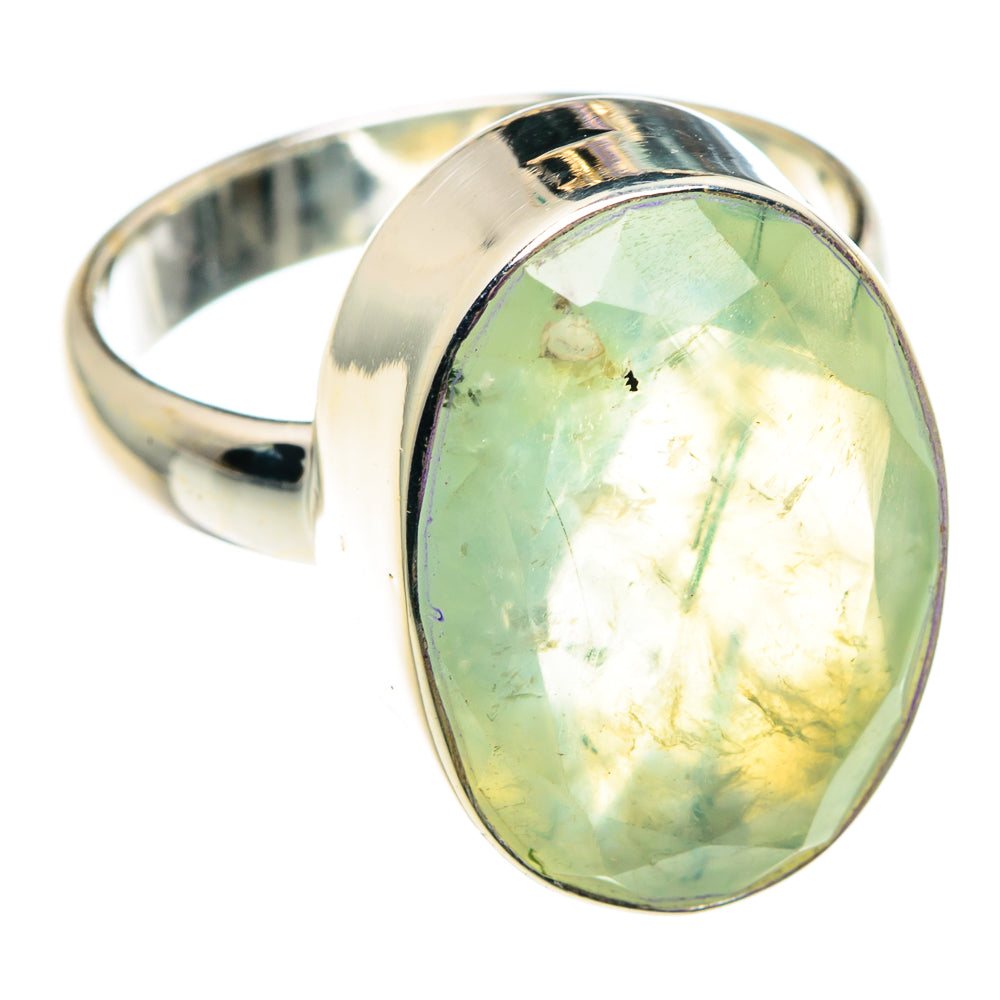 Prehnite Rings handcrafted by Ana Silver Co - RING89285