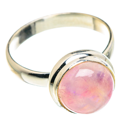 Pink Moonstone Rings handcrafted by Ana Silver Co - RING89288