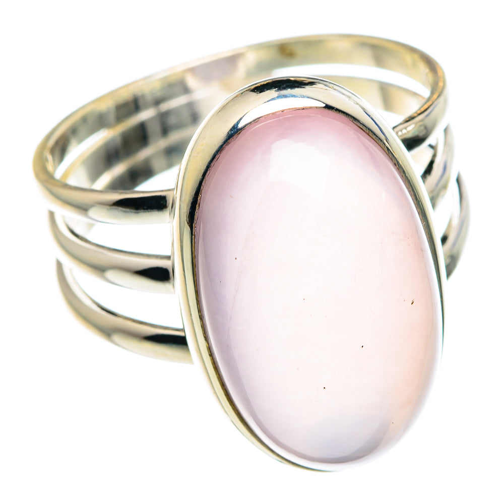 Rose Quartz Rings handcrafted by Ana Silver Co - RING89289