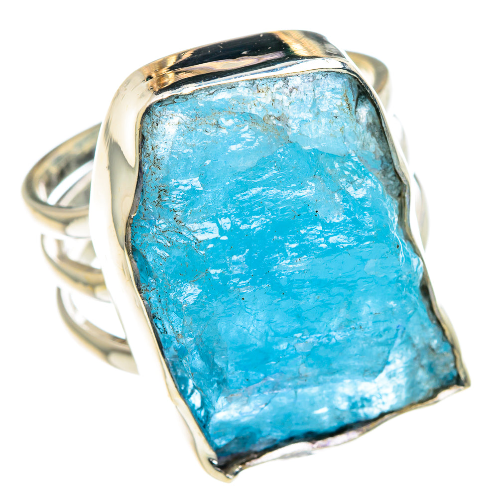 Aquamarine Rings handcrafted by Ana Silver Co - RING89297