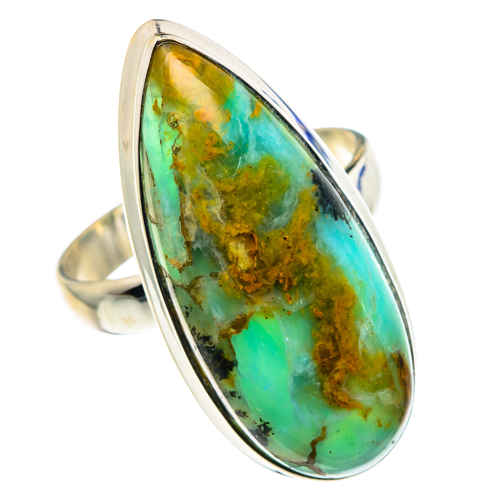 Peruvian Opal Rings handcrafted by Ana Silver Co - RING89299