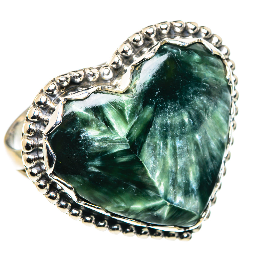 Seraphinite Rings handcrafted by Ana Silver Co - RING89302