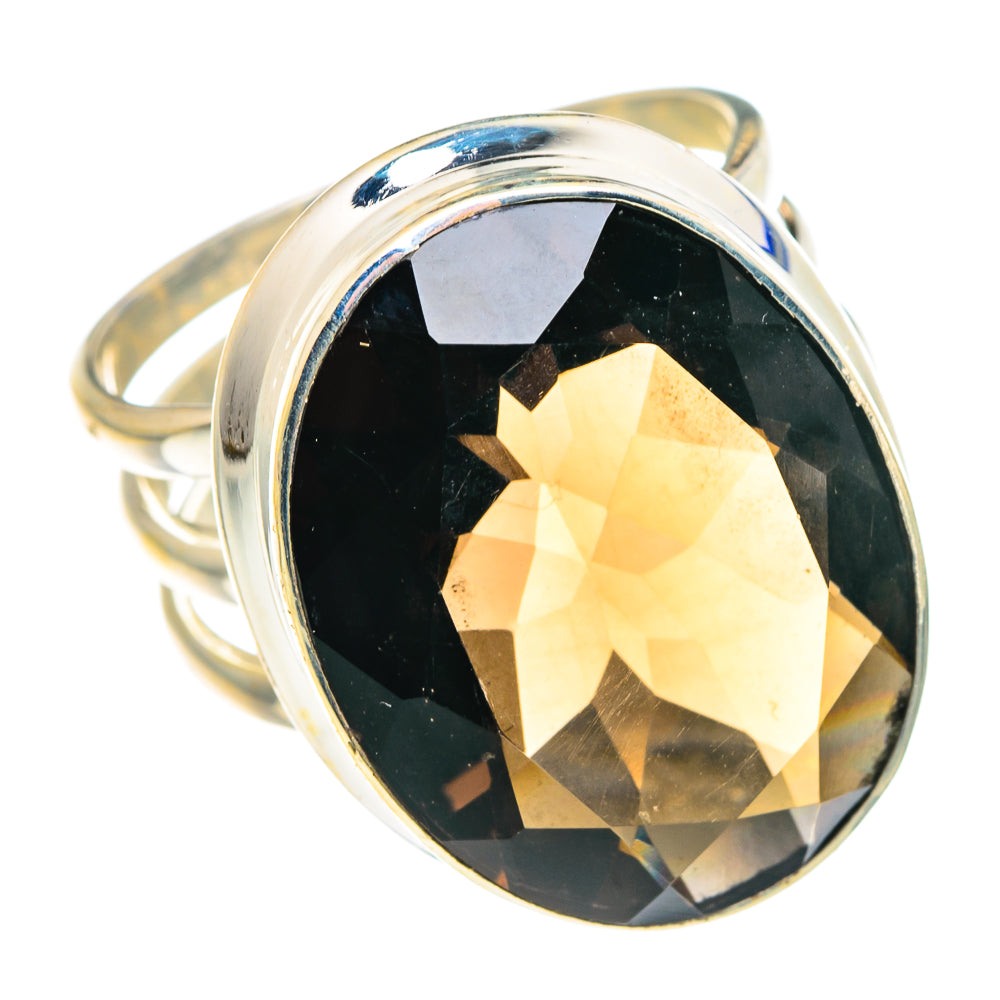 Smoky Quartz Rings handcrafted by Ana Silver Co - RING89305
