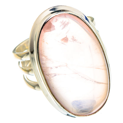 Rose Quartz Rings handcrafted by Ana Silver Co - RING89310