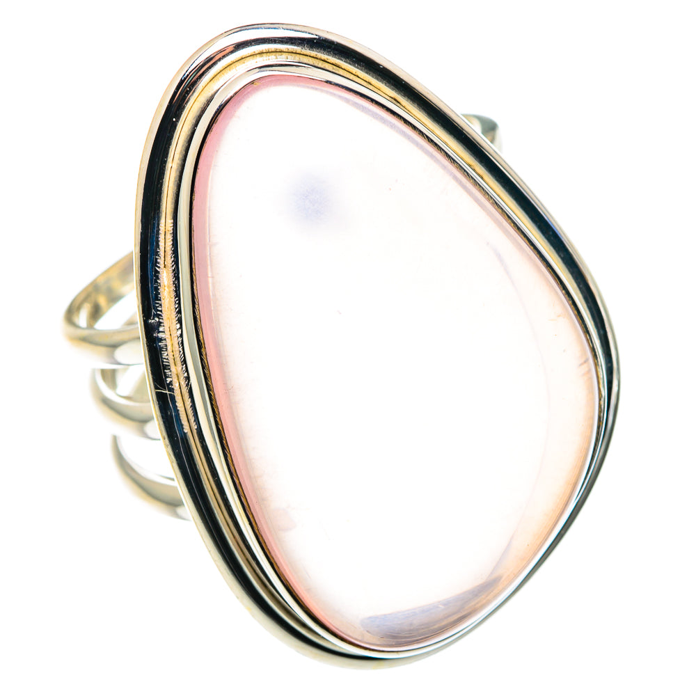 Rose Quartz Rings handcrafted by Ana Silver Co - RING89311