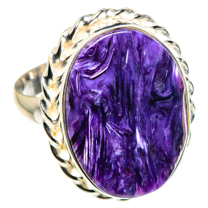 Charoite Rings handcrafted by Ana Silver Co - RING89316