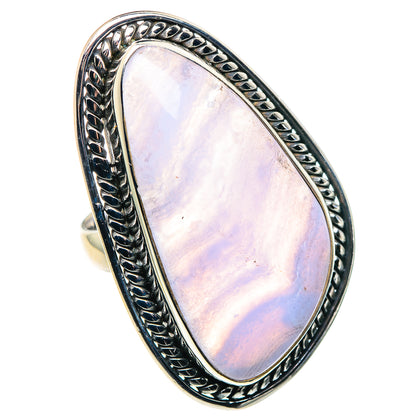 Blue Lace Agate Rings handcrafted by Ana Silver Co - RING89320
