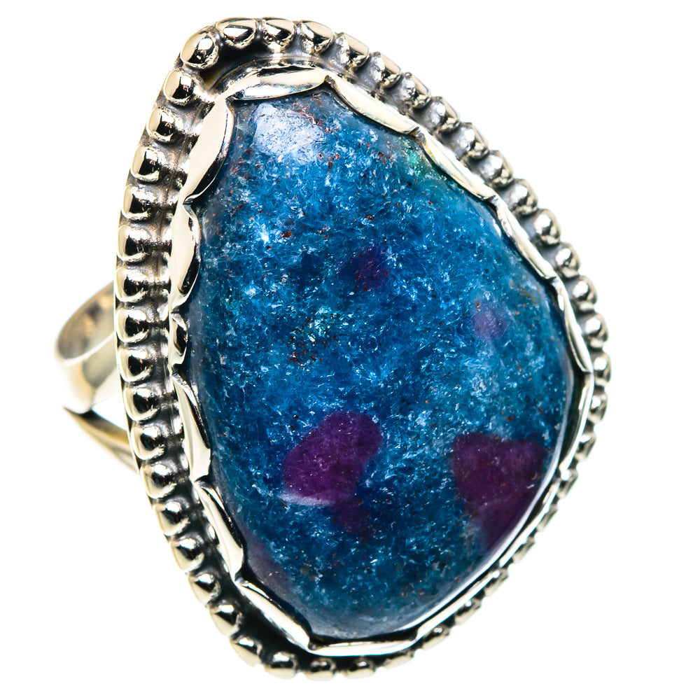 Ruby Fuchsite Rings handcrafted by Ana Silver Co - RING89330