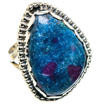 Ruby Fuchsite Rings handcrafted by Ana Silver Co - RING89330
