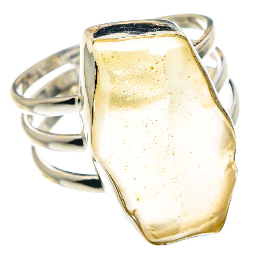 Libyan Glass Rings handcrafted by Ana Silver Co - RING89341 - Photo 2