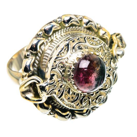 Watermelon Tourmaline Rings handcrafted by Ana Silver Co - RING89356