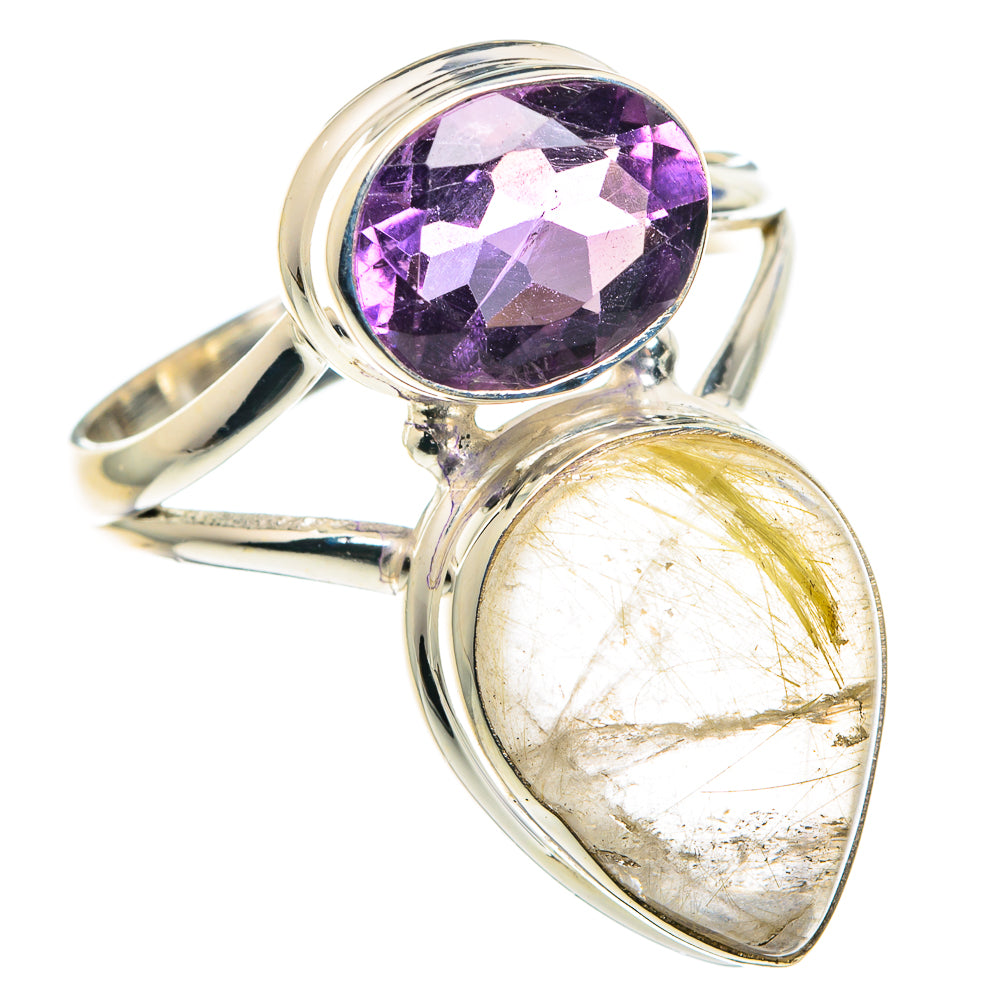 Rutilated Quartz Rings handcrafted by Ana Silver Co - RING89357