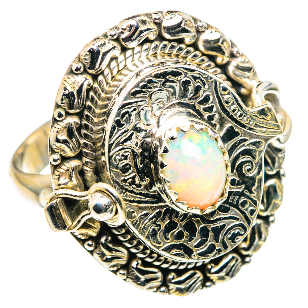 Ethiopian Opal Rings handcrafted by Ana Silver Co - RING89359