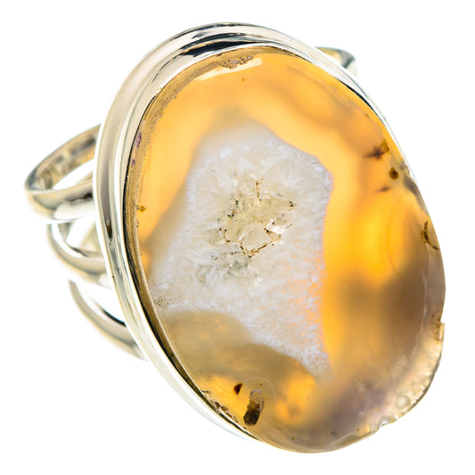 Geode Slice Rings handcrafted by Ana Silver Co - RING89367