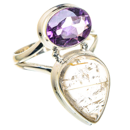 Rutilated Quartz Rings handcrafted by Ana Silver Co - RING89373