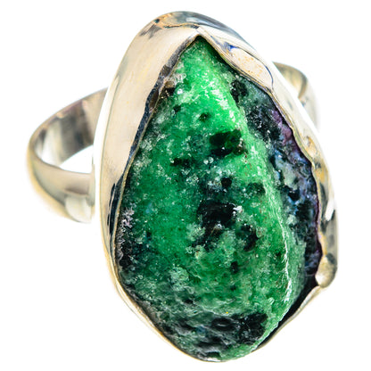 Ruby Zoisite Rings handcrafted by Ana Silver Co - RING89380 - Photo 2