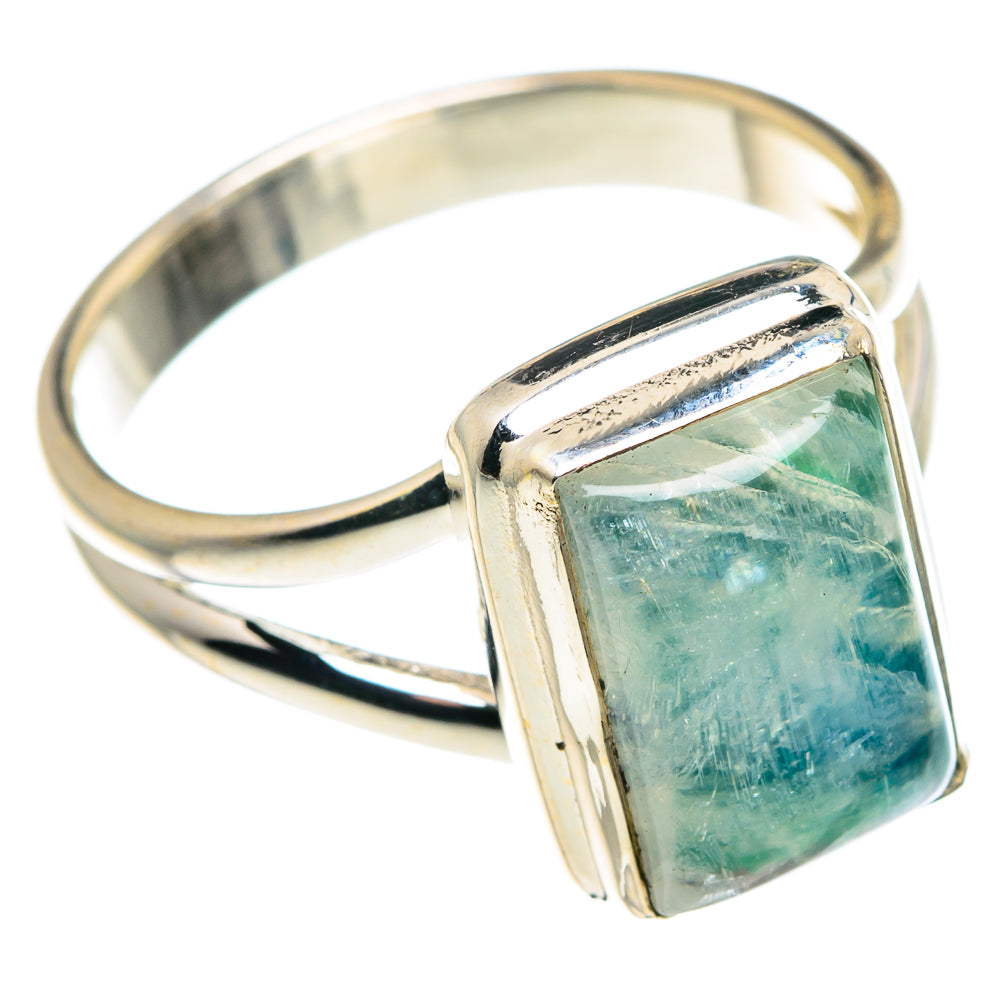 Rainbow Moonstone Rings handcrafted by Ana Silver Co - RING89381