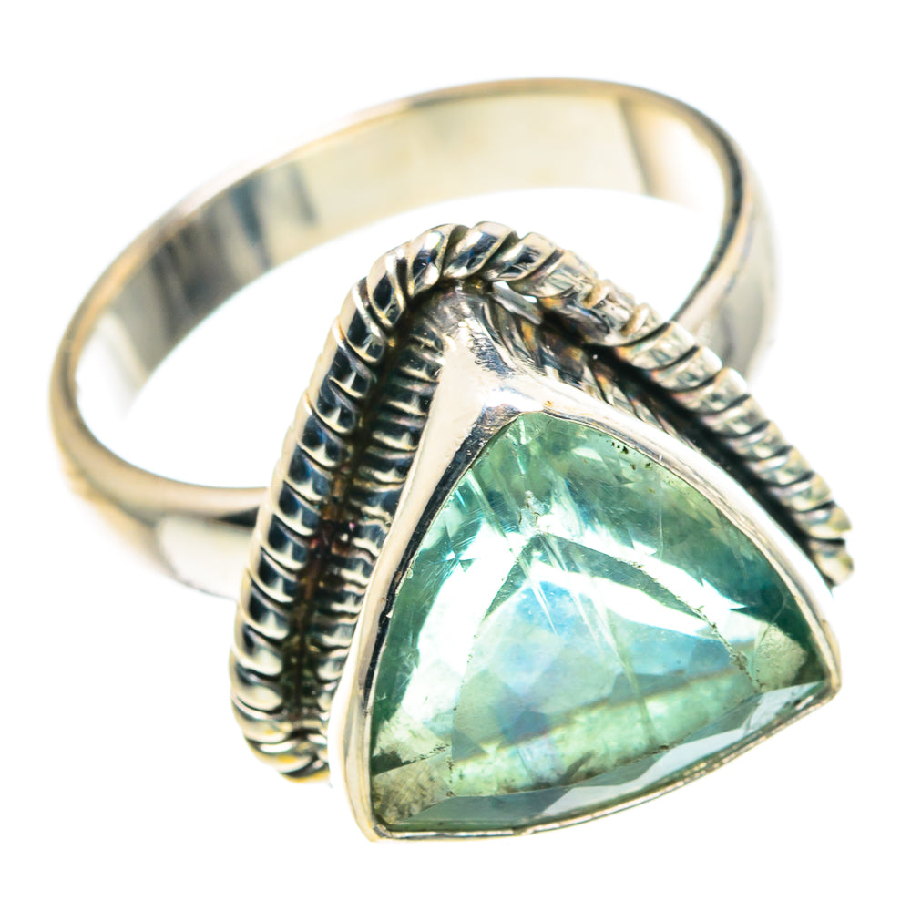 Blue Fluorite Rings handcrafted by Ana Silver Co - RING89383