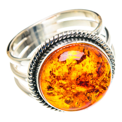 Baltic Amber Rings handcrafted by Ana Silver Co - RING89387